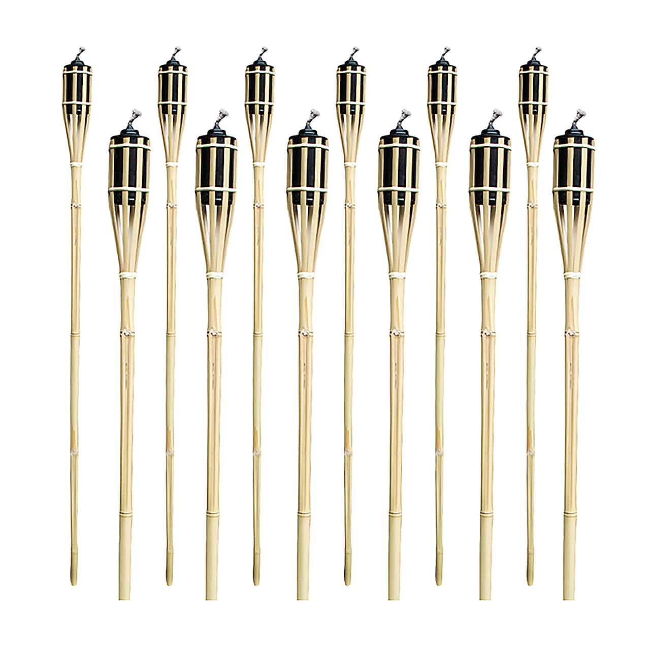 Sorbus 48" Matney Outdoor Bamboo Torches, 12ct.